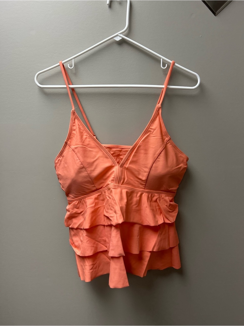 Womenâs Coral Tankini Swim Top